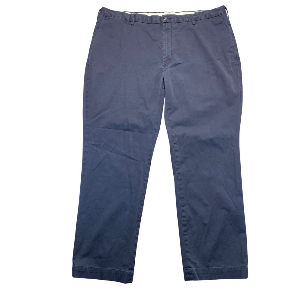 Polo Ralph Lauren Mens Navy Blue Stretch Classic Fit Chino Pants 44x32